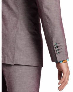 Paisley & Gray Slim Fit Suit Separates Coat, Mulberry -Gentleman’s Outlet Store MW40 3XMA 06 PAISLEY GRAY MULBERRY ALT2