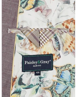 Paisley & Gray Slim Fit Suit Separates Coat, Mulberry -Gentleman’s Outlet Store MW40 3XMA 06 PAISLEY GRAY MULBERRY ALT3