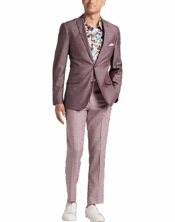 Paisley & Gray Slim Fit Suit Separates Coat, Mulberry -Gentleman’s Outlet Store MW40 3XMA 06 PAISLEY GRAY MULBERRY ALT5