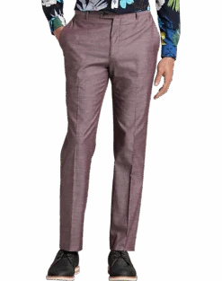 Paisley & Gray Slim Fit Suit Separates Pants, Mulberry