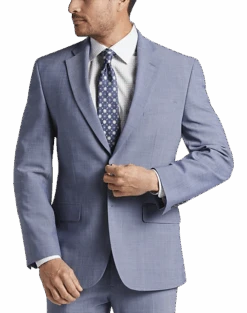 Awearness Kenneth Cole Modern Fit Suit, Light Blue