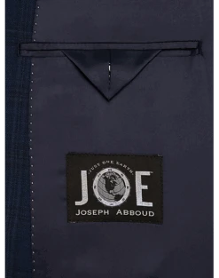 JOE Joseph Abboud Slim Fit Suit Separates, Navy Plaid -Gentleman’s Outlet Store MW40 3XTF 61 JOE JOSEPH ABBOUD NAVY PLAID ALT2