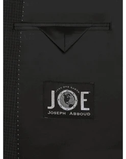 JOE Joseph Abboud Slim Fit Suit Separates Coat, Charcoal Check 5 JOE Joseph Abboud Slim Fit Suit Separates Coat, Charcoal Check -Gentleman’s Outlet Store MW40 3XTJ 97 JOE JOSEPH ABBOUD CHARCOAL CHECK ALT2