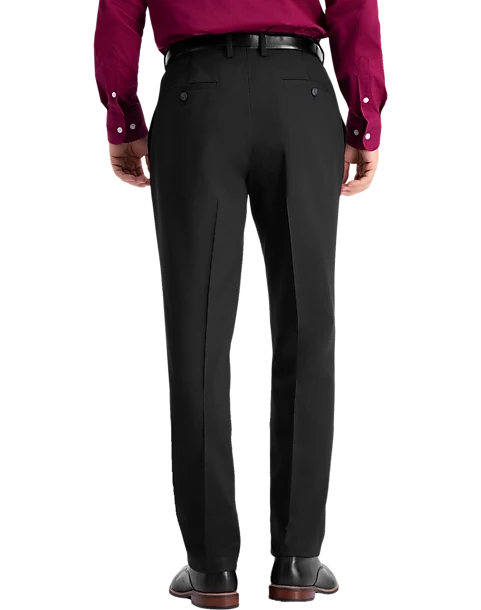 Haggar Travel Performance Classic Fit Suit Separates Pants, Blue Tic 2 Haggar Travel Performance Classic Fit Suit Separates Pants, Blue Tic - Image 2