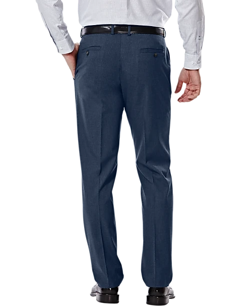 Haggar 4-Way Stretch Slim Fit Suit Separates Pants, Navy 2 Haggar 4-Way Stretch Slim Fit Suit Separates Pants, Navy - Image 2