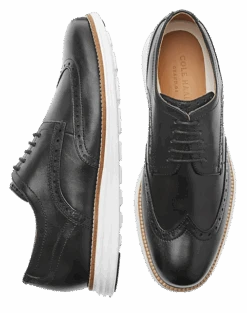 Cole Haan Original Grand Wingtip Oxfords, Black