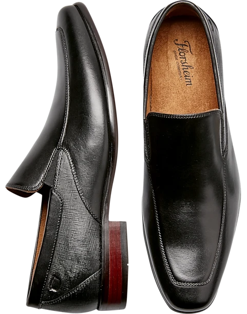 Florsheim Kierland Apron Toe Loafers, Black 1 Florsheim Kierland Apron Toe Loafers, Black