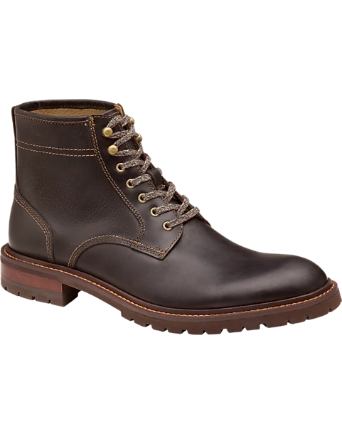 Johnston & Murphy Barrett Plain Toe Boots, Dark Brown 5 Johnston & Murphy Barrett Plain Toe Boots, Dark Brown - Image 5