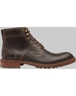 Johnston & Murphy Barrett Plain Toe Boots, Dark Brown 12 Johnston & Murphy Barrett Plain Toe Boots, Dark Brown -Gentleman’s Outlet Store MW40 424R 03 JOHNSTON MURPHY DARK BROWN ALT5
