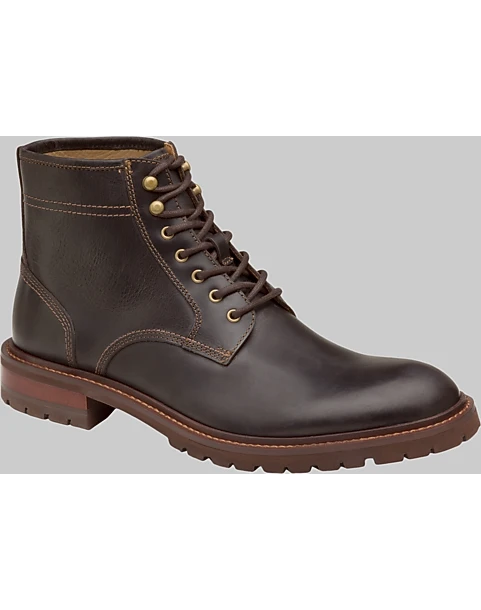 Johnston & Murphy Barrett Plain Toe Boots, Dark Brown 7 Johnston & Murphy Barrett Plain Toe Boots, Dark Brown - Image 7