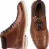 Johnston & Murphy Barrett Cap Toe Lace-Up Boots, Cognac