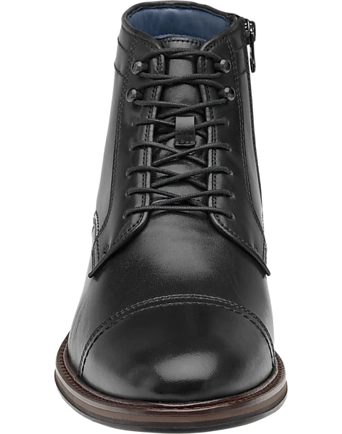 Johnston & Murphy Raleigh Cap Toe Zip-Up Boots, Tan 4 Johnston & Murphy Raleigh Cap Toe Zip-Up Boots, Tan - Image 4