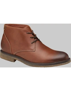 Johnston & Murphy Copeland Lace-Up Chukka Boots, Brown -Gentleman’s Outlet Store MW40 424X 03 JOHNSTON MURPHY RED BROWN ALT4
