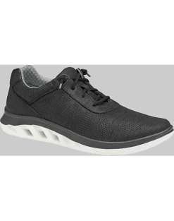 Johnston & Murphy Activate U-Throat Sneakers, Black -Gentleman’s Outlet Store MW40 424Y 02 JOHNSTON MURPHY BLACK ALT3