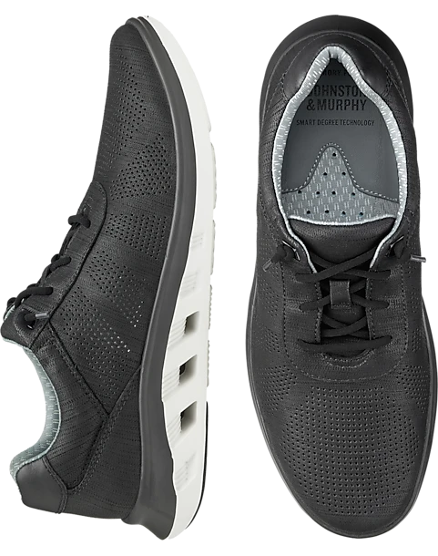 Johnston & Murphy Activate U-Throat Sneakers, Gray 1 Johnston & Murphy Activate U-Throat Sneakers, Gray