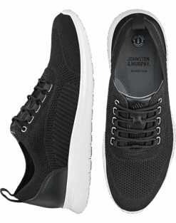 Johnston & Murphy Amherst U-Throat Knit Sneaker, Taupe