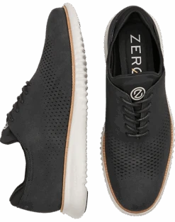 Cole Haan 2.Zerogrand Laser Wingtip Oxfords, Navy Suede