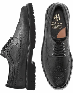 Cole Haan American Classics Longwing Oxfords, Black
