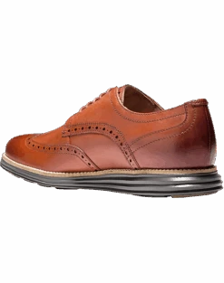 Cole Haan Original Grand Wingtip Oxfords, Cognac 5 Cole Haan Original Grand Wingtip Oxfords, Cognac -Gentleman’s Outlet Store MW40 427M 05 COLE HAAN COGNAC ALT2