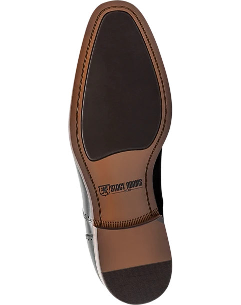 Stacy Adams Kalvin Plain Toe Lace-Up Dress Shoes, Burgundy 2 Stacy Adams Kalvin Plain Toe Lace-Up Dress Shoes, Burgundy - Image 2