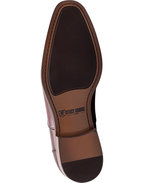 Stacy Adams Kallum Cap Toe Lace-Up Dress Shoes, Burgundy 2 Stacy Adams Kallum Cap Toe Lace-Up Dress Shoes, Burgundy - Image 2