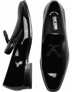 Stacy Adams Phoenix Plain Toe Formal Loafers, Black