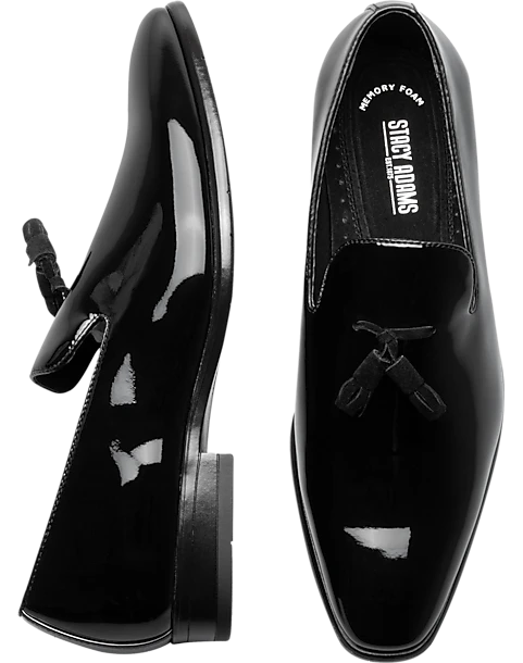 Stacy Adams Phoenix Plain Toe Formal Loafers, Black 1 Stacy Adams Phoenix Plain Toe Formal Loafers, Black