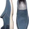 Florsheim Lakeside Canvas Moc Toe Shoes, Blue