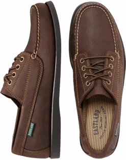 Eastland Falmouth Camp Moc Toe Oxfords, Brown