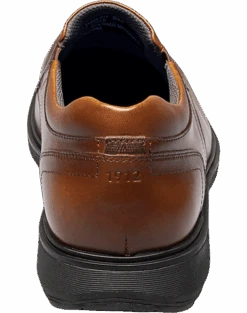 Nunn Bush KORE PRO Bicycle Toe Slip Ons, Cognac -Gentleman’s Outlet Store MW40 42FR 05 NUNN BUSH COGNAC ALT2