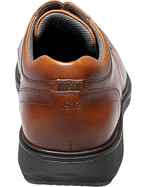 Nunn Bush KORE PRO Plain Toe Oxfords, Cognac 3 Nunn Bush KORE PRO Plain Toe Oxfords, Cognac - Image 3