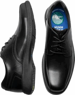 Nunn Bush KORE PRO Bicycle Toe Oxfords, Black