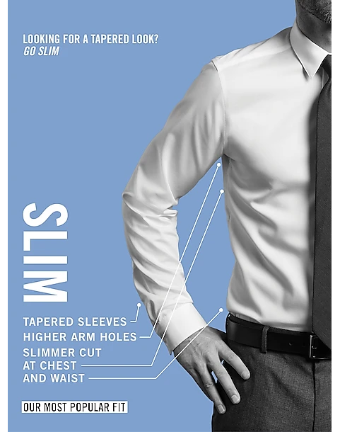 Calvin Klein Infinite Non-Iron Slim Fit Stretch Collar Dress Shirt, Blue Dot 2 Calvin Klein Infinite Non-Iron Slim Fit Stretch Collar Dress Shirt, Blue Dot - Image 2