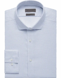 Calvin Klein Infinite Non-Iron Slim Fit Stretch Collar Dress Shirt, Blue Dot