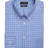 Lauren By Ralph Lauren Classic Fit UltraFlex Button-Down Collar Dress Shirt, Blue Plaid