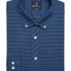 Ben Sherman Slim Fit Button-Down Collar Dress Shirt, Navy Plaid
