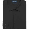 Nautica Slim Fit Four-Way Stretch Dress Shirt, Black