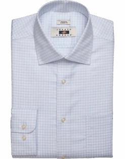 Joseph Abboud Classic Fit Dress Shirt, Blue Plaid