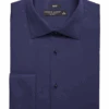 Pronto Uomo Slim Fit French Cuff Tuxedo Formal Shirt, Navy
