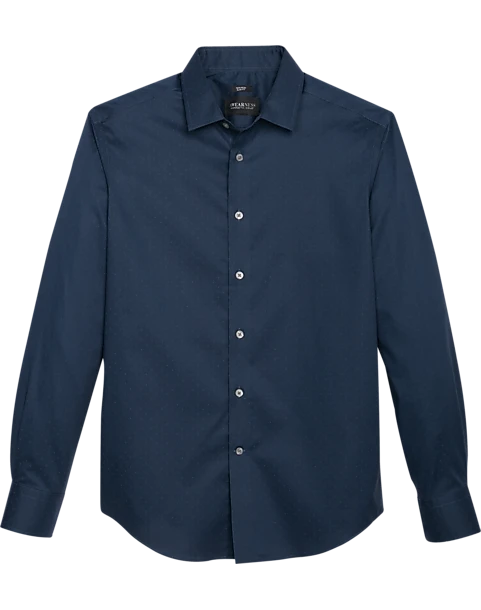 Awearness Kenneth Cole Slim Fit Sport Shirt, Navy Fine Stripe 1 Awearness Kenneth Cole Slim Fit Sport Shirt, Navy Fine Stripe