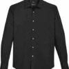 Awearness Kenneth Cole Slim Fit Spread Collar Sport Shirt, Black