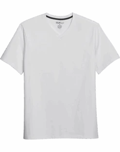 Awearness Kenneth Cole Modern Fit V-Neck T-Shirt, White