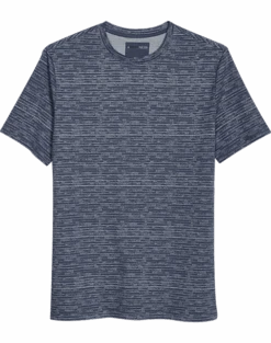 Awearness Kenneth Cole Modern Fit Crew Neck Tee, Blue Brush Strokes