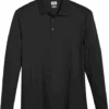Joseph Abboud Modern Fit Luxe Cotton Polo, Black