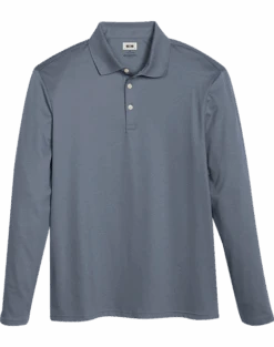 Joseph Abboud Modern Fit Luxe Cotton Polo, Slate