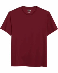 Joseph Abboud Modern Fit Luxe Cotton Jersey Knit Crew Neck T-Shirt, Brick