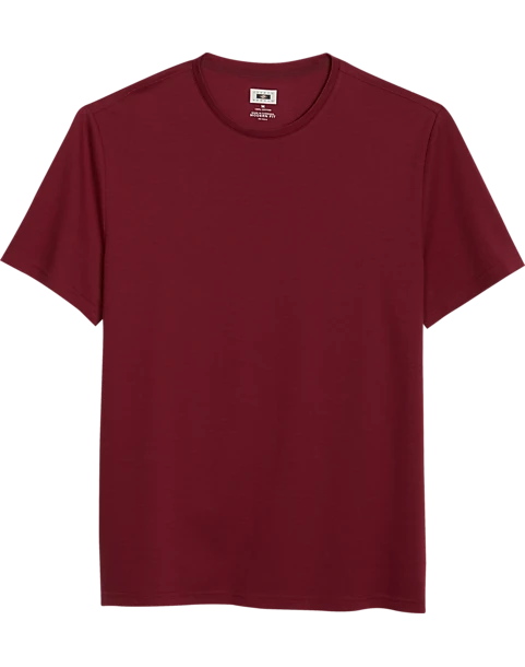 Joseph Abboud Modern Fit Luxe Cotton Jersey Knit Crew Neck T-Shirt, Brick 1 Joseph Abboud Modern Fit Luxe Cotton Jersey Knit Crew Neck T-Shirt, Brick