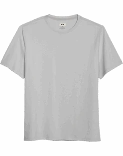 Joseph Abboud Modern Fit Luxe Cotton Jersey Knit Crew Neck T-Shirt, Light Gray
