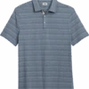 Joseph Abboud Modern Fit Polo, Slate Stripe
