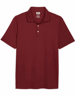 Joseph Abboud Modern Fit Luxe Cotton Polo, Dark Red